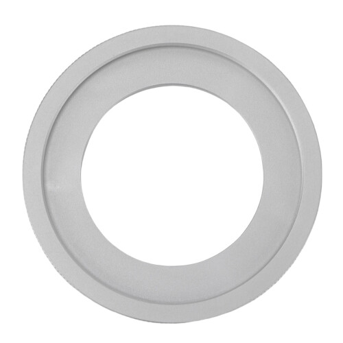 Silberner Aluminium-Filteradapter von 49 mm auf 39 mm