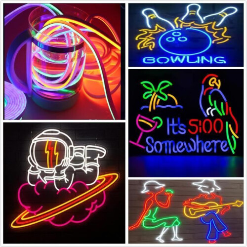 Εύκαμπτη ταινία LED Neon - 5M - Ζεστό λευκό - IP65 Αδιάβροχη - Κόψιμη 1