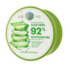 (300ml) Aloe Vera Soothing Gel 300ml Aloe Gel Moisturizer Hydrating Calming Skin Lightweight Non-Sticky