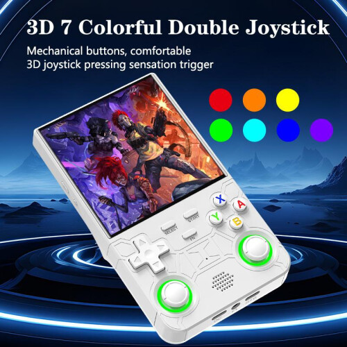 (purple, 128G) R36Ultra Open Source Handheld Gaming Console Linux Dual System Retro Arcade 4.0 Portable PSP Emulator