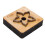 Blumenleder-Ausschneideform mit Holzbasis 50mm 9