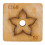 Blumenleder-Ausschneideform mit Holzbasis 50mm 11