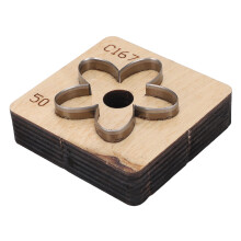 Blumenförmige Leder-Stanzform 50 mm Schneidewerkzeug