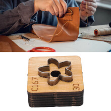 Blumenförmige Leder-Stanzform 30mm Cutter