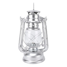 Kerosin-Laterne Eisen Silber dekorative Lampe