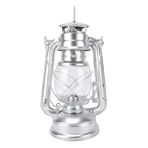 Kerosin-Laterne Eisen Silber dekorative Lampe