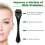 (1.5MM) Beard Roller, Dermaroller, Bartroller Bartwuchs, Microneedling Roller für Gesicht und Körper, Nadelroller Bart Roller 4