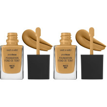 Wet n Wild Photo Focus Matte Liquid Foundation Amber Beige, Vegan & Cruelty-Free (Pack of 2)