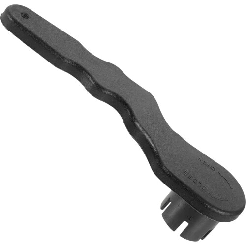 Llave de plástico para válvulas de tablas de paddle surf y kayaks.