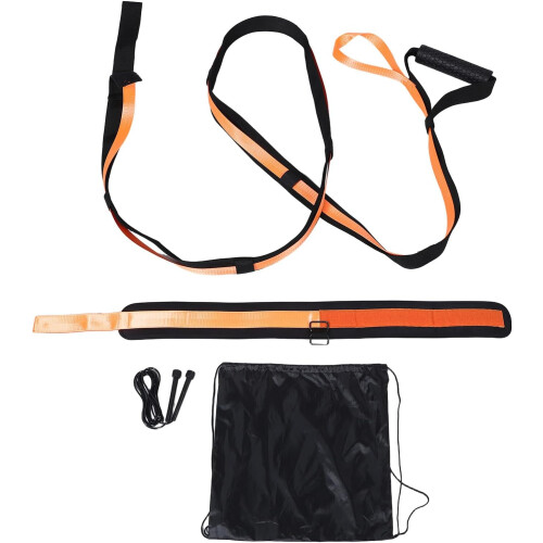 Orangefarbenes Speed Widerstandsband-Set mit Gurt