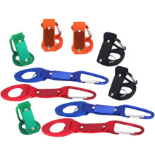 10 Stück Sportflaschenhalter Karabiner Wasserflaschenschnalle Clip aus robustem Kunststoff