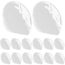 16 láminas protectoras adhesivas para raquetas de tenis de mesa y palas de tenis de mesa con goma adhesiva.