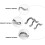 18 τεμάχια 316 από ανοξείδωτο ατσάλι Bimini Boat Kayak Deck Down Pad με άνετες λαβές 4