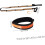 Orangefarbenes Speed Widerstandsband-Set mit Gurt 2