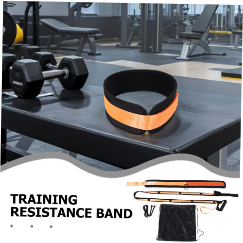 Orangefarbenes Speed Widerstandsband-Set mit Gurt 2