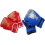 2 pares Luvas de boxe para Luvas Sparring Tailandesas couro PU do treinamento 1