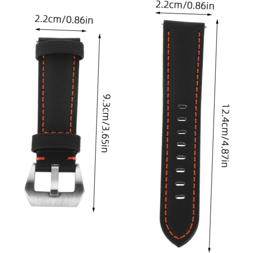 Verstelbare polsband van nylon voor sporthorloges 1
