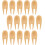 20pcs Bamboo Divot Fork Golf Repair Tool Ball Marker Professional Divot Tool 1