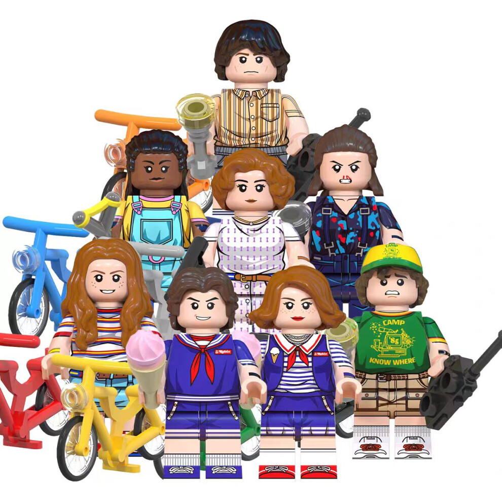 Photos - Construction Toy  TV Series Third Party Stranger Things Toy Will, Magic God Mike Alliance Lego Puzzle Compatible Edition p6595495489458(8pcs)