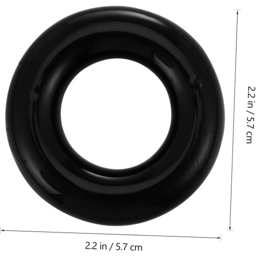 Golf Swing Practice Weighted Ring Black Adjustable Training Aid 1