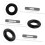 Golf Swing Practice Weighted Ring Black Adjustable Training Aid 3