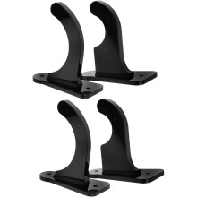 stuks zwarte honkbalbat wandhouder, horizontaal opbergrek/organizer