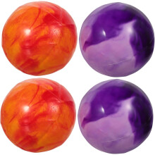 Lot de 4 ballons gonflables colorés en forme de nuage, extensibles et sûrs, en PVC épais pour jouer en extérieur.
