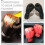 Guantoni da boxe, 2 paia, in pelle PU, per kickboxing e sparring. 5