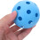 12pcs Mini Popper bolas 72mm azul oco plástico macio batendo beisebolas beisebolas práticas leves 4