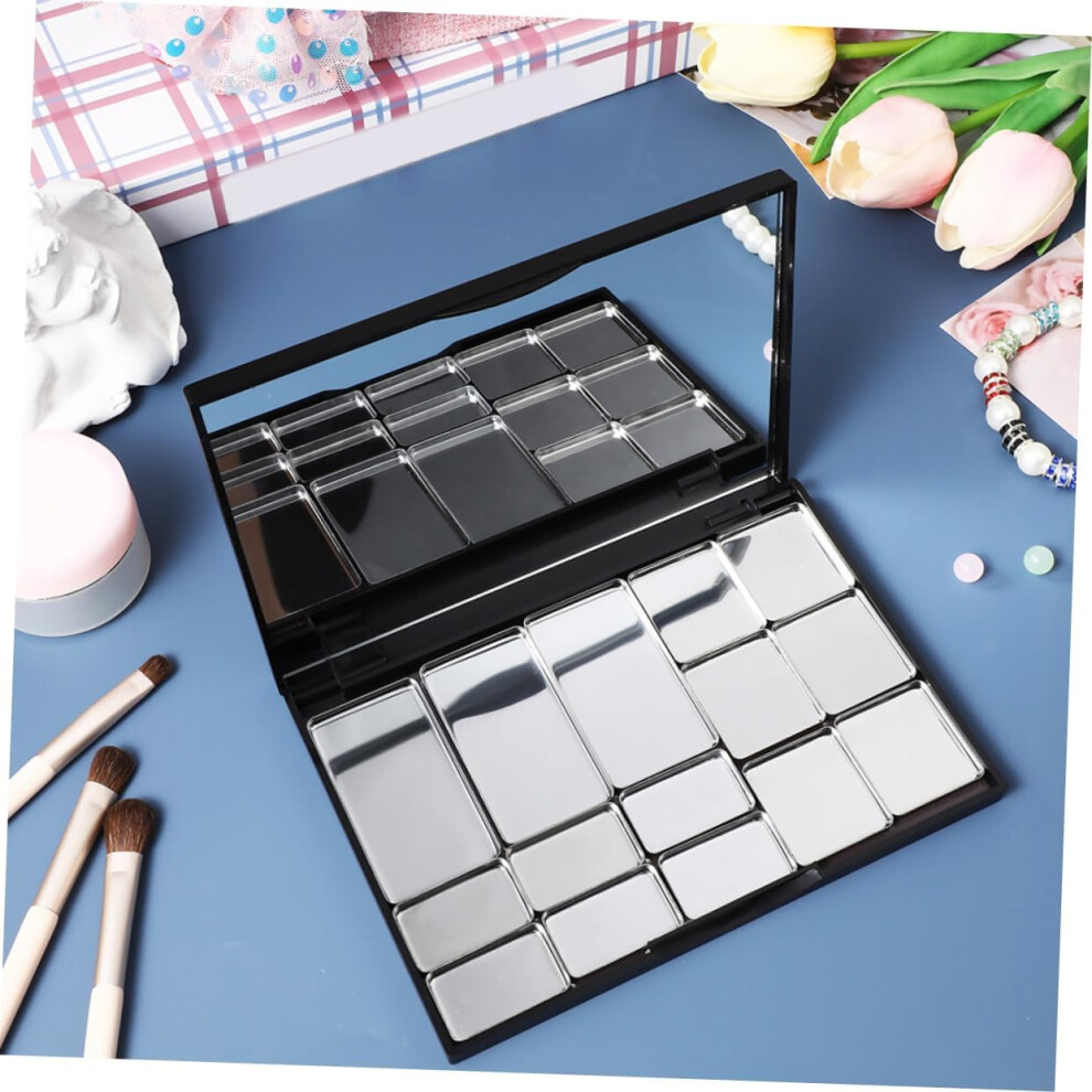 Hkhbjs 2Pcs Makeup Palette Magnetic Makeup Mixing Tray Eyeshadow Pans Case Cosmetics Eyeshadow Holder