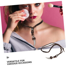 2er-Pack Herren-Wolfshalsketten, vergoldeter Wikingerschmuck, verstellbare Kette, modisches Accessoire