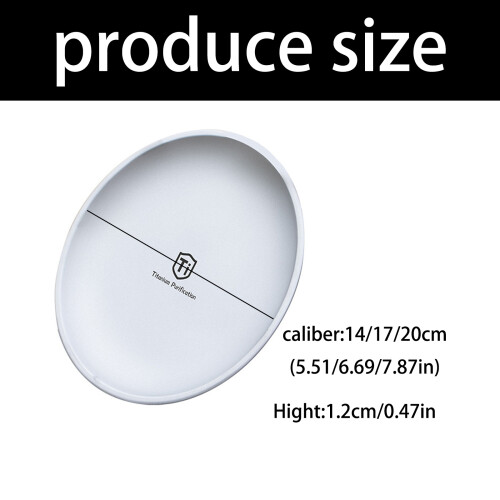 Tableware For Picnics Light Weight Camping Plate Easy To-M 17cm 1