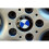 4 cache-moyeux de roue BMW 68 mm, emblème bleu et blanc 4