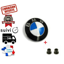 Metall-Motorhaubenlogo mit 82 mm Durchmesser, passend für die meisten BMW-Modelle