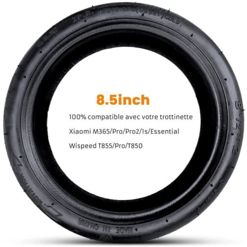 Pneumatico e camera d'aria rinforzati e robusti per monopattini Xiaomi M365/Pro/Pro2/1S/Essential e Wispeed T855/T850. 2