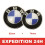 1 λογότυπο καπό BMW 82mm + 1 λογότυπο πορτμπαγκάζ διαμέτρου 74mm, κλασική εμφάνιση, ο 1