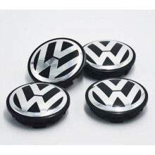 Wheel Center Caps - VW - 56mm - High Quality - Logo Badge - 4 PCS