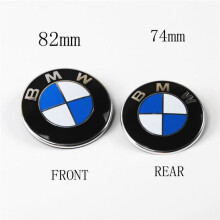 Vysokokvalitný emblém BMW na kufor a kapotu, 82 mm a 74 mm