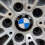 4 coprimozzi per cerchio BMW da 68 mm con logo centrale, blu e bianco 4