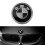 Set van 7 BMW Carbon Black Logo Emblem wieldopjes 4