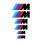 Λογότυπο BMW M Μαύρο τρισδιάστατο σπορ έμβλημα πορτμπαγκάζ 73 mm Έμβλημα πορτμπα 4
