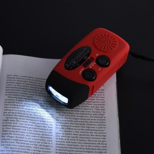 Multifunction radio - Diode - Emergency model - Solar crank - AM/FM/WB - LED flashlight 2