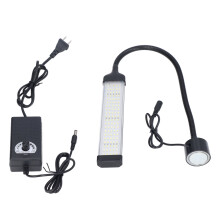 Fleksibel svanehals arbeidslampe industriell magnetisk lampe LED maskinverktøylampe med varmeavledning og rustfri design for verkstedvedlikehold