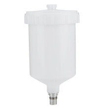 Náhradní kelímek stříkací pistole s velkou kapacitou 600 ml, vysoce tvrdý plast, odolný olejivzdorný závitový konektor vhodný pro
