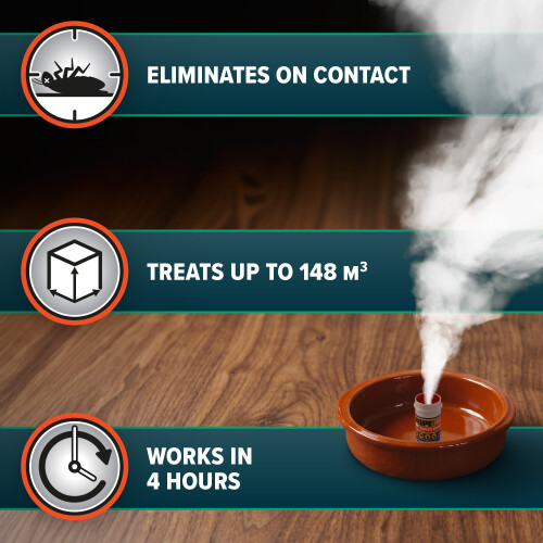 NOPE! Giant Smoke Flea Bombs for The Home 14g x 2 | 6x8m Coverage 1