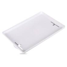 Bedside Shelf, Space Saving Clip On Nightstand with Cable Holes Floating Bed Side Table Tray Organizer White Bedside Storage Shelf for Bunk Beds