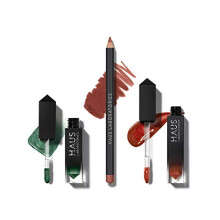 HAUS LABORATORIES By Lady Gaga: HAUS OF COLLECTIONS | Makeup Kit with Bag, Liquid Eyeshadow, Lip Liner Pencil, and Lip Gloss Available in 9 Sets,