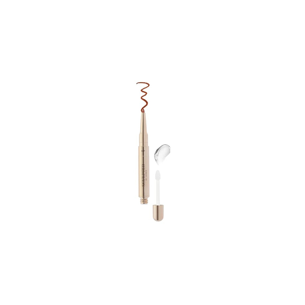 Sculpted By Aimee Connolly Clear Line & Shine Duo Buff From Sculpted By Aimee - 2-In-1 Long-Lasting Creamy Liner And Gloss With Shea Butter And Raspberry Seed Oil