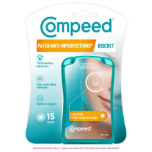 Compeed - Discreet anti-blemish patches - Ideal for discreet use during the day - for targeted imperfection - 15 Patches - 1.5x1.5cm blackheads and