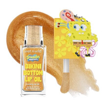wet n wild Spongbob Coolin Lip Oil, Nourishing Lip Oil with Glossy Finish, I'm Ready